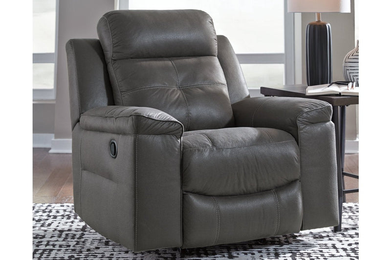 Jesolo Dark Gray Recliner - Gate FurnitureRecliner