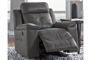 Jesolo Dark Gray Recliner - Gate FurnitureRecliner