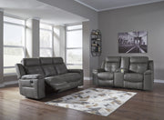 Jesolo Dark Gray Reclining Living Room Set - Gate FurnitureLiving Room Set