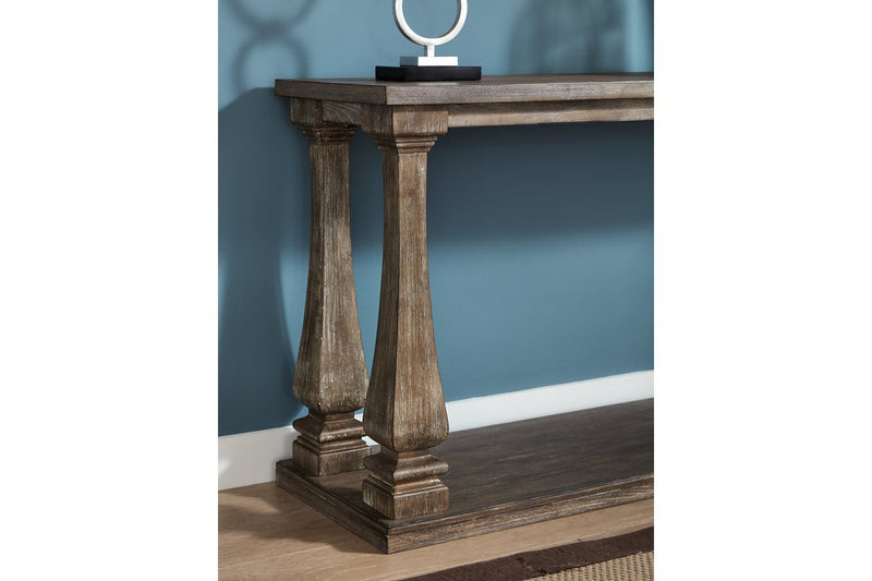 Johnelle Gray Sofa Table - Gate FurnitureSofa Table