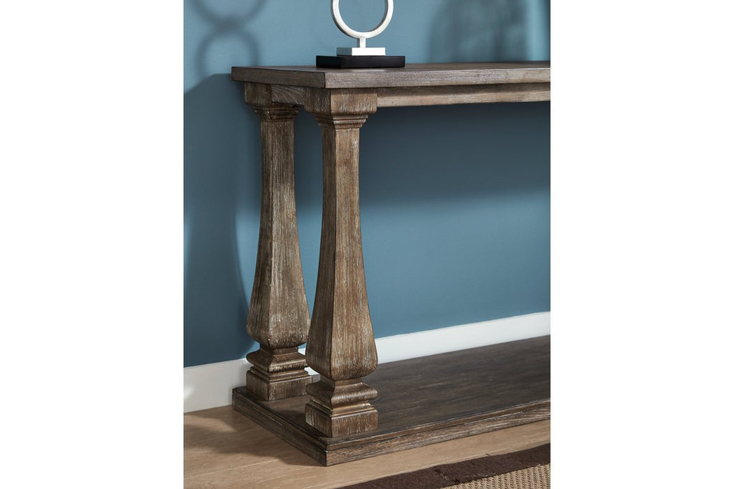 Johnelle Gray Sofa Table - T776-4 - Gate Furniture