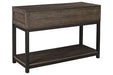 Johurst Grayish Brown Sofa/Console Table - T444-4 - Gate Furniture