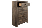 Juararo Dark Brown Chest of Drawers - Gate FurnitureChest