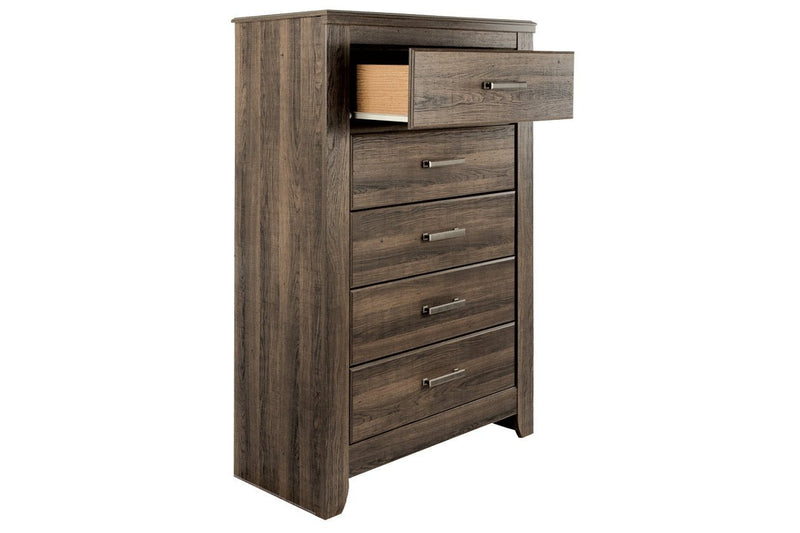 Juararo Dark Brown Chest of Drawers - Gate FurnitureChest