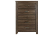 Juararo Dark Brown Chest of Drawers - Gate FurnitureChest