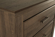 Juararo Dark Brown Chest of Drawers - Gate FurnitureChest