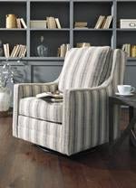 Kambria Ivory/Black Accent Chair - Gate FurnitureAccent Chair