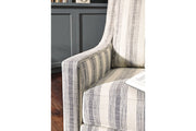 Kambria Ivory/Black Accent Chair - Gate FurnitureAccent Chair
