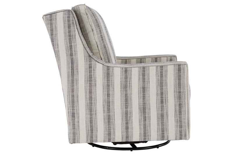 Kambria Ivory/Black Accent Chair - Gate FurnitureAccent Chair
