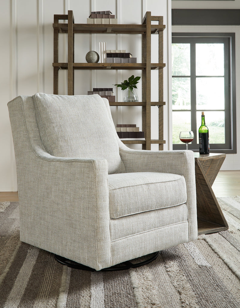 Kambria Swivel Glider Accent Chair - Gate FurnitureChair