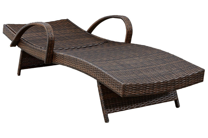 Kantana Brown Chaise Lounge (set of 2) - Gate FurnitureLounge Chair