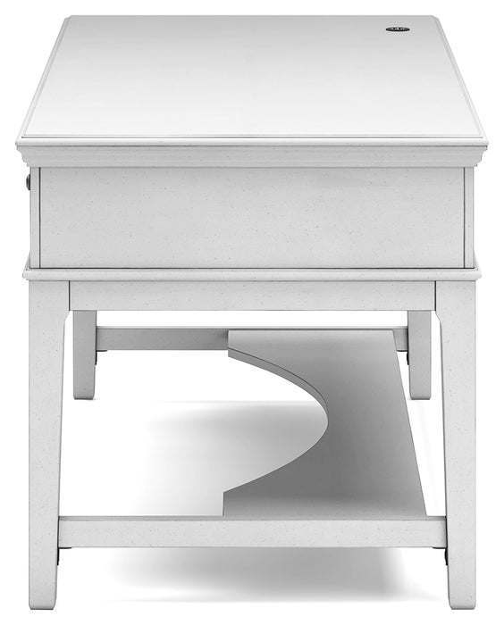 Kanwyn Home Office Storage Leg Desk - H777-26 - Gate Furniture