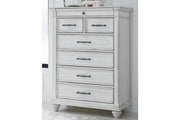 Kanwyn Whitewash Chest of Drawers - Gate FurnitureChest