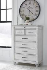 Kanwyn Whitewash Chest of Drawers - Gate FurnitureChest