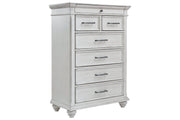 Kanwyn Whitewash Chest of Drawers - Gate FurnitureChest