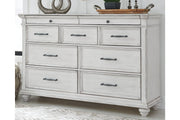 Kanwyn Whitewash Dresser - Gate FurnitureDresser