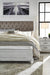 Kanwyn Whitewash King Upholstered Storage Bed - Gate Furniture