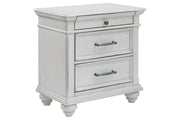 Kanwyn Whitewash Nightstand - Gate FurnitureNightstand