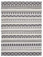 Karalee Ivory/Brown 5' x 7' Rug - Gate FurnitureRugs