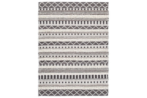 Karalee Ivory/Brown 8' x 10' Rug - Gate FurnitureRugs