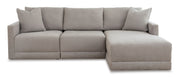 Katany Shadow 3 - Piece RAF Chaise Sectional - Gate FurnitureSectional