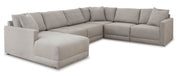 Katany Shadow 6 - Piece LAF Chaise Sectional - Gate FurnitureSectional