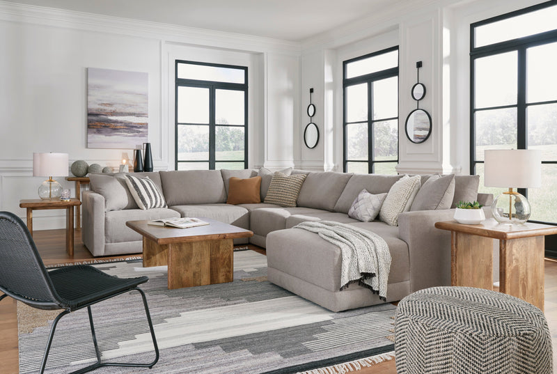 Katany Shadow 6 - Piece RAF Chaise Sectional - Gate FurnitureSectional