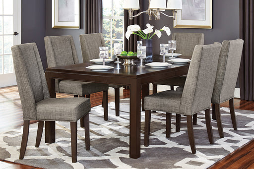 Kavanaugh Dark Brown Extendable Dining Set - Gate FurnitureDining Room Set