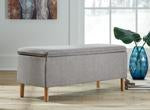 Kaviton Gray Accent Storage Bench - A3000124 - Gate Furniture