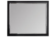 Kaydell Black Bedroom Mirror - Gate FurnitureMirror