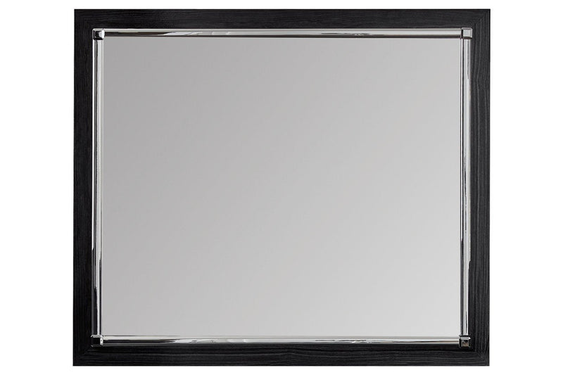 Kaydell Black Bedroom Mirror - Gate FurnitureMirror