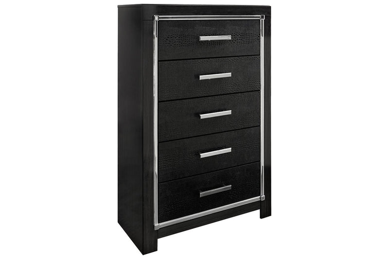 Kaydell Black Chest of Drawers - Gate FurnitureChest