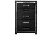 Kaydell Black Chest of Drawers - Gate FurnitureChest