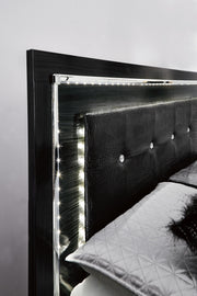 Kaydell Black LED Panel Bedroom Set - Gate FurnitureBedroom Set