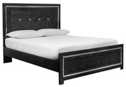 Kaydell Black LED Queen Platform Bed - Gate FurnitureQueen Bed