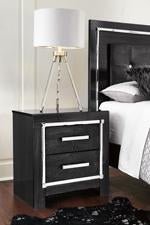 Kaydell Black Nightstand - Gate FurnitureNightstand