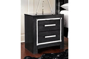 Kaydell Black Nightstand - Gate FurnitureNightstand