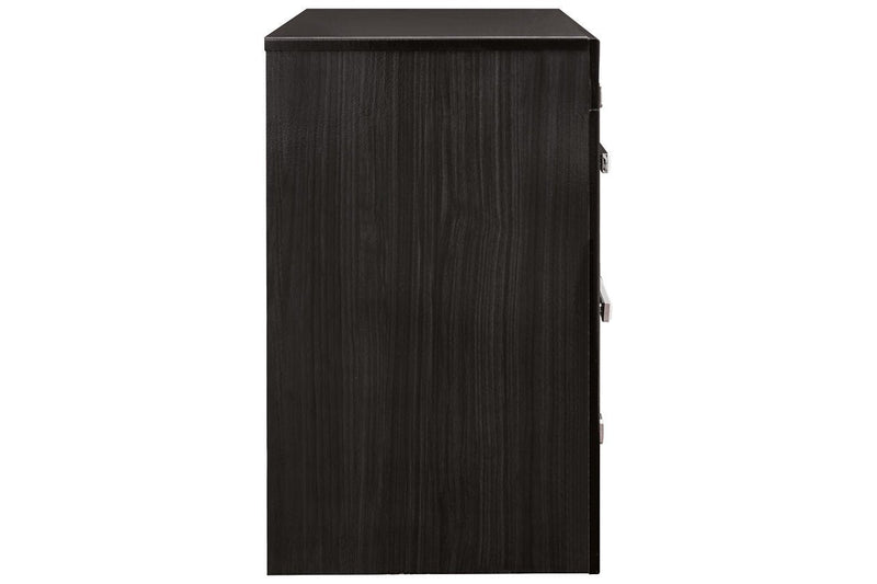 Kaydell Black Nightstand - Gate FurnitureNightstand
