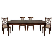 Keegan Rich Cherry Extendable Dining Set - Gate FurnitureDining Room Set