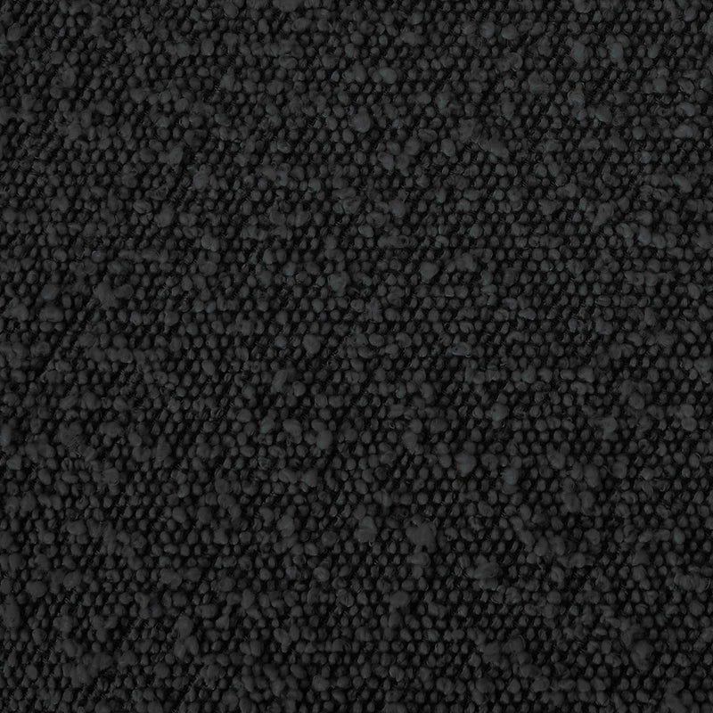 Kelly Boucle Fabric Full Bed (3 Boxes) Black - KellyBlack-F