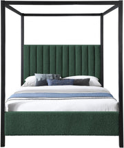 Kelly Boucle Fabric Full Bed (3 Boxes) Green - KellyGreen-F