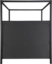 Kelly Boucle Fabric Queen Bed (3 Boxes) Black - Gate FurnitureQueen Bed