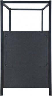 Kelly Boucle Fabric Twin Bed (3 Boxes) Black - Gate FurnitureTwin Bed