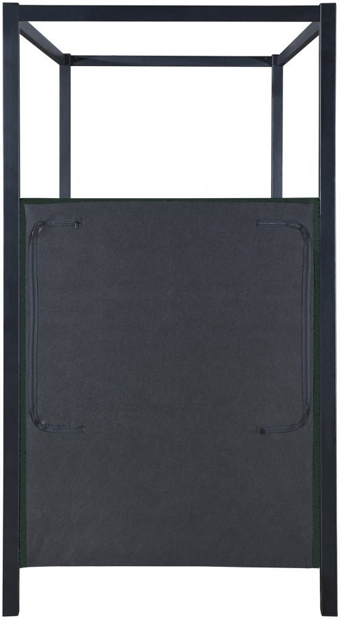 Kelly Boucle Fabric Twin Bed (3 Boxes) Green - Gate FurnitureTwin Bed