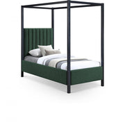 Kelly Boucle Fabric Twin Bed (3 Boxes) Green - Gate FurnitureTwin Bed