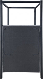 Kelly Boucle Fabric Twin Bed (3 Boxes) Grey - Gate FurnitureTwin Bed