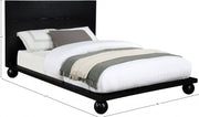 Kent King Bed (3 Boxes) Black - Gate FurnitureKing Bed
