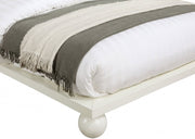 Kent King Bed (3 Boxes) Cream - Gate FurnitureKing Bed
