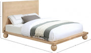 Kent King Bed (3 Boxes) Natural - Gate FurnitureKing Bed
