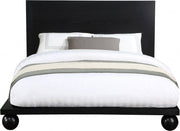 Kent Queen Bed (3 Boxes) Black - Gate FurnitureQueen Bed